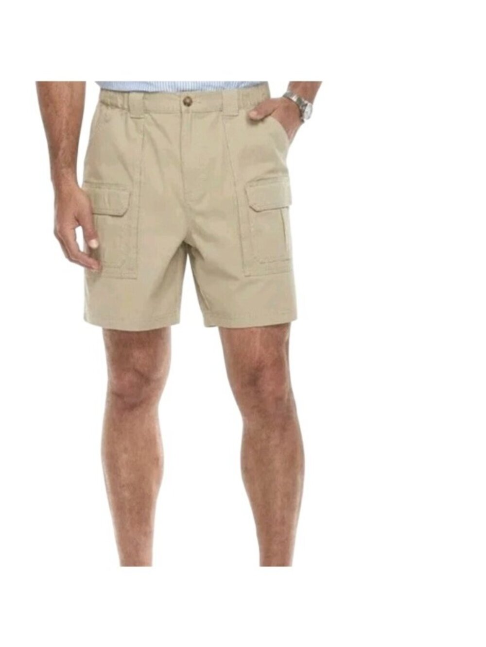 Croft & Barrow 9" Cargo Shorts, Sculpted Stone, 52